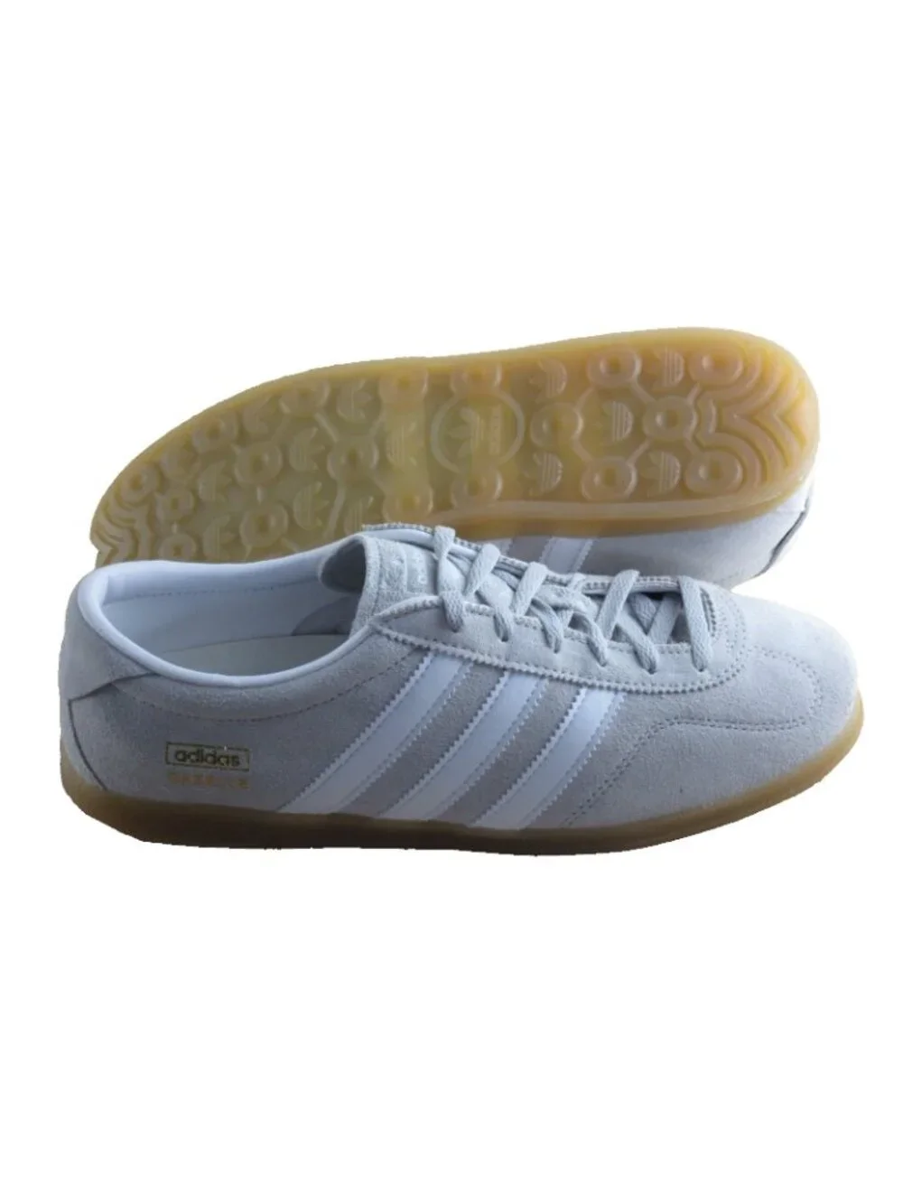 Adidas Women's Gazelle Lo Pro Suede Shoes Grey Cloud White Sizes NIB JS4516 - Picture 2 of 8